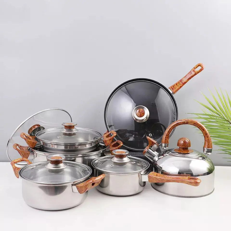 Batterie de cuisine, 12pcs