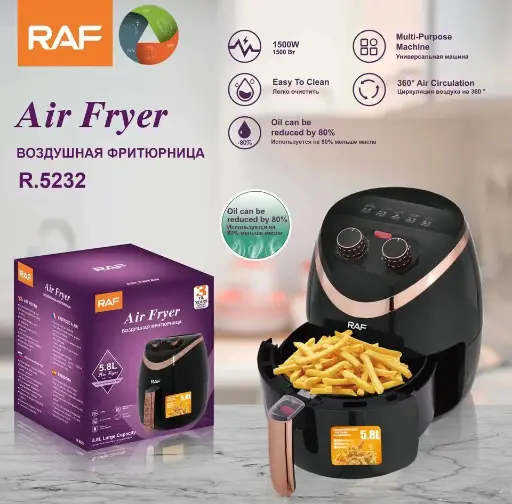 Air fryer 5,8 litres